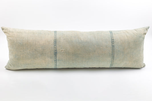 Antique Japanese Tsutsugaki Script Pillow