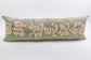 Antique Japanese Tsutsugaki Script Pillow